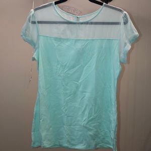 Spring blue blouse